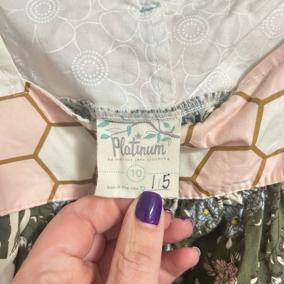 Matilda Jane Platinum White Rabbit Shabby Size 10 RARE - Picture 2 of 4